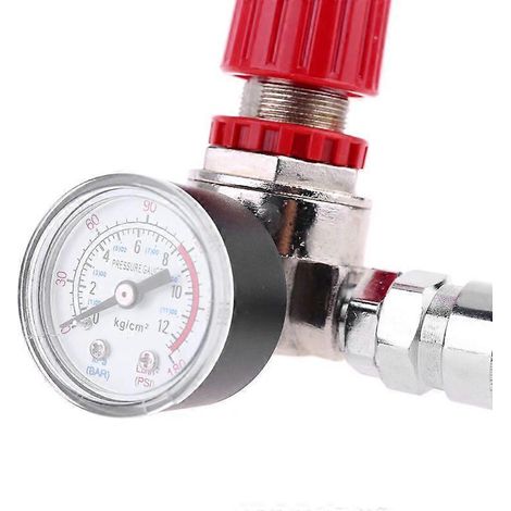 Interrupteur de régulation de pression, vanne de régulation avec connecteur mâle/femelle pour accessoires de pompe à air comprimé (1/5)