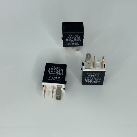 Relais automobile Toyota 90987-02012, relais Toyota 156700-0870