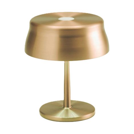 Zafferano Sister Light Mini Wi-fi Lampada a led smart da tavolo Oro ricaricabile e dimmerabile - 2200-2700-3000-4000K 3,2W h17cm