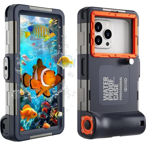 Pochette Étanche Smartphone IPX8 –Coque Waterproof 4,7–6,8" Compatible avec iPhone 17/16 / 15/14 / 13/12 / 11 (Pro/Pro Max/Plus/Mini), Samsung S10–S25 Ultra/Plus, Xiaomi