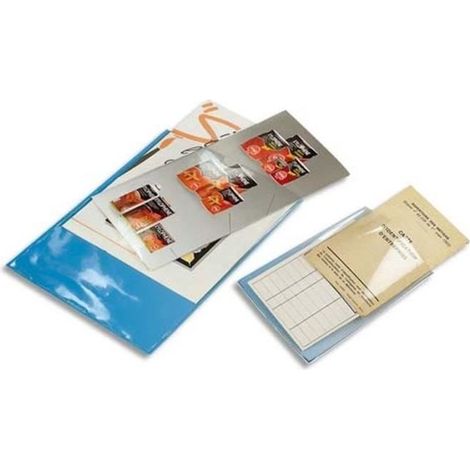 Etuis transparents Exacompta - Sachet de 10 - Format A5 14,8 x 21 cm