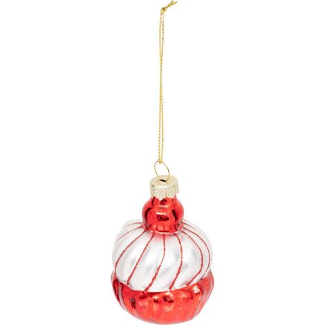 Torta in vetro sdn rg bl 7cm - Feeric lights & christmas