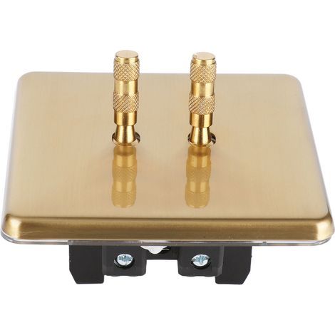 Interrupteur à bascule pour lumière, Double commande, beaux interrupteurs ignifuges et durables, 10A (1/5)
