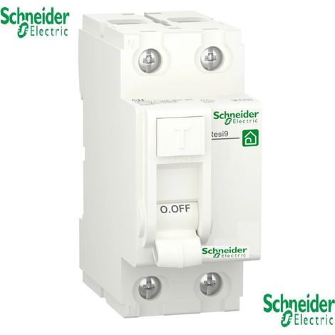 Interrupteur différentiel 2P 63A - 30ma Resi9 type A - Schneider-Electric