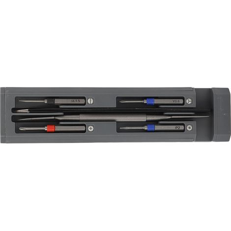 Mini tournevis S2 en acier antidérapant à prise facile avec embout magnétique pour ordinateurs portables et téléphones (1/5)