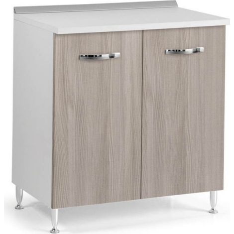 Base cucina due ante 80x50x85H colore olmo (1/2)