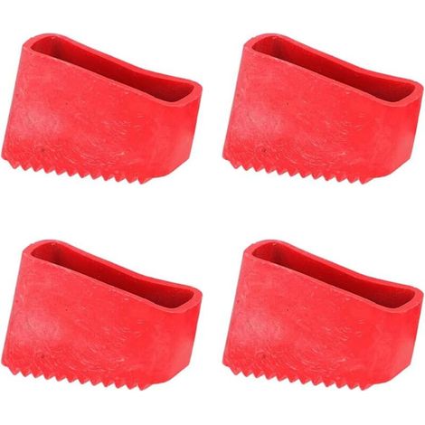 4 Pieces Ladder Foot Covers, Rubber Ladder Feet, for Stairs Non-Slip Rubber Flooring, Ladder Protection Pad for Telescopic Ladders