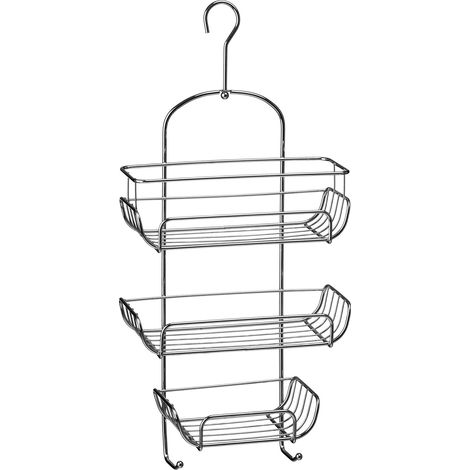 Étagère de douche 3 niveaux- Serviteur de Douche- Panier de Douche- Chrome- 54 x 26 x 11 cm (1/4)