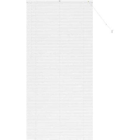 Maison Exclusive - Tendaggi a veneziana Bianco 220 x 100 cm Alluminio