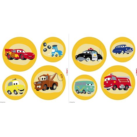 Komar Fenstersticker - Disney Cars Ka Chow - 30 x 30 cm - Fensteraufkleber - für Kinderzimmer (1/5)