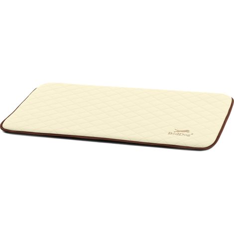 BedDog® NELLY, alfombra para perros, cama, sofa, almohada:L, SAND (beige claro) (1/5)