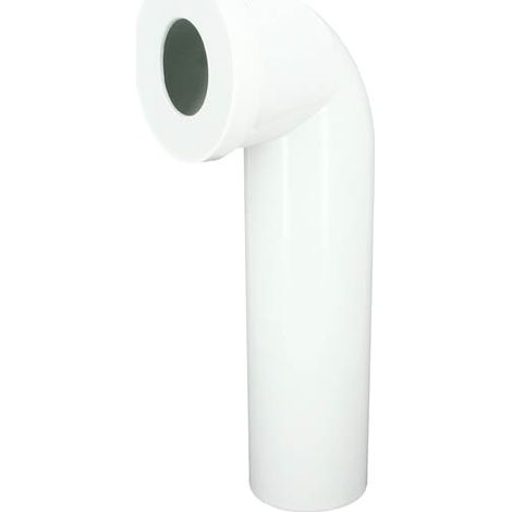 Nicoll – Pipe longue wc 350mm – PVC blanc avec joint élastomère – Raccordement au réseau d'évacuation PVC par collage – Ø100mm (1/2)