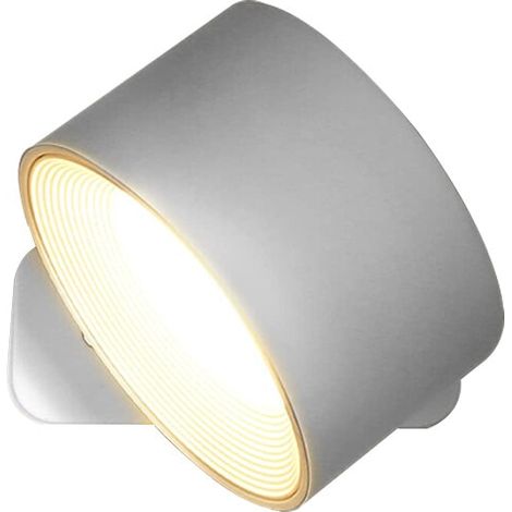 Lámpara LED con base de carga USB, 2000 mAh, 3 modos de iluminación, color blanco (1/5)
