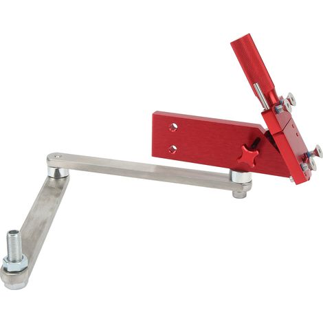 Aiguiseur lame tondeuse fer 15°‑45° réglable pour lames droites standard avec meuleuse vice articulé (1/5)