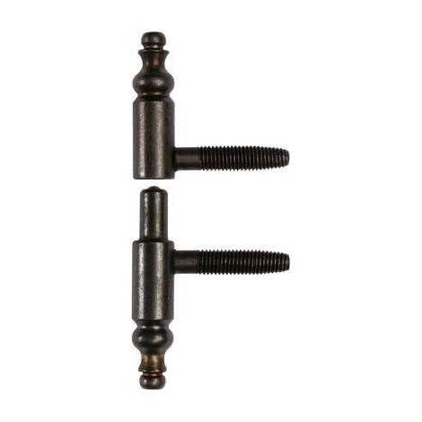 Fiche à visser nœuds à vases acier vieilli 13X88mm – Pour fixation sur béton armé – Vissage rapide en série – Résistance accrue – Otlav
