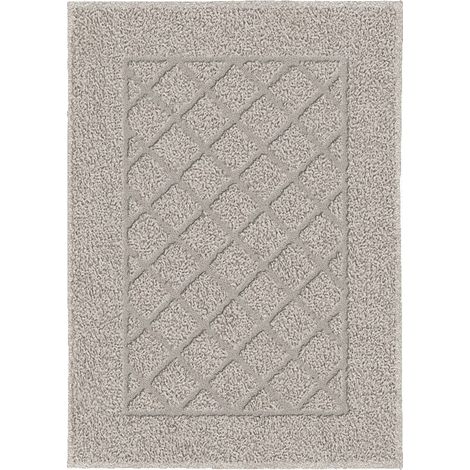 Kleine Wolke Frottiervorleger Bridge basalt 50 x 70 cm Badteppiche & Vorleger