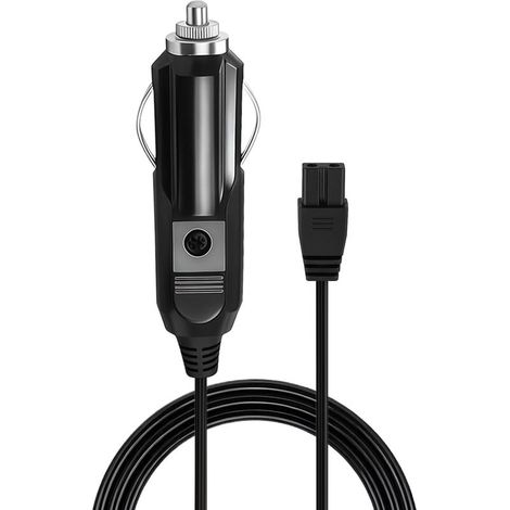 1 Câble Allume-cigare, 12V 5A, Connecteur 2 Broches, Cuivre, 2 Mètres, Pour Réfrigérateur Portable (1/5)