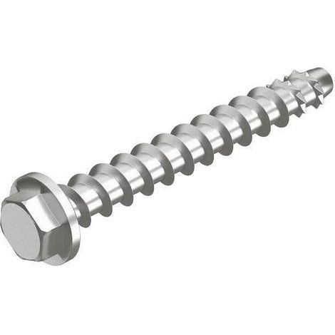 OBO Bettermann Anclaje hexagonal con arandela prensada 10x80mm Acero cincado, 3498124