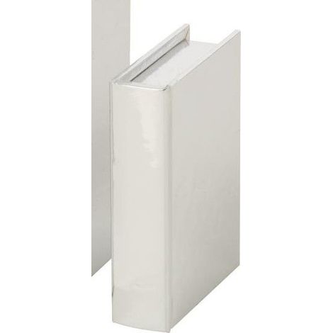 Scatola Portaoggetti Lucida Argento in Legno