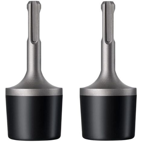 2Pcs Marteau Vibrant En Caoutchouc avec SDS Plus, Marteau Vibrateur De Radiateur, Perforateur À Tige Ronde Vibrant pour radiateurs, tuyaux, carrelage (1/5)