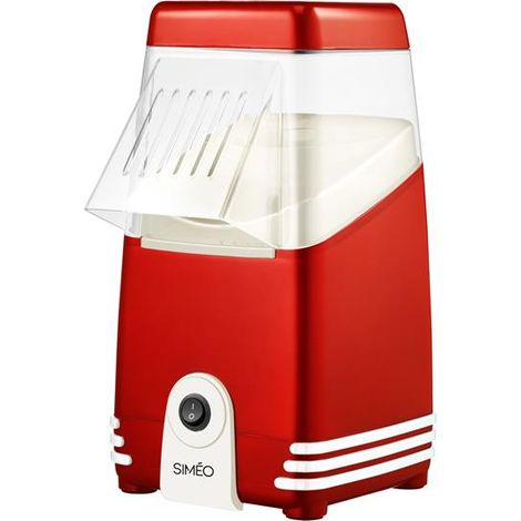 Popcornmaschine 1200 w weiß/rot - Simeo - FMP350