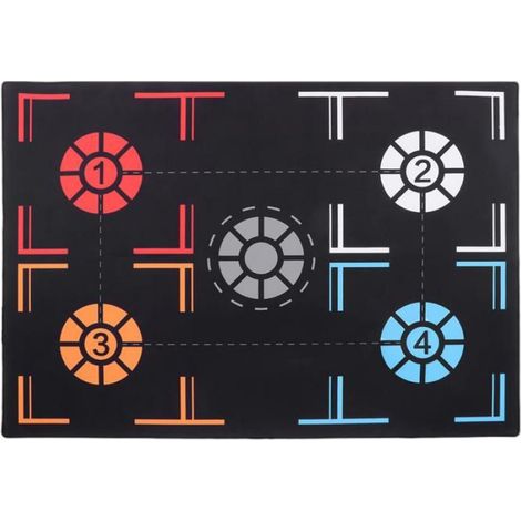 1 Tapis D'Entraînement De Basket-Ball, Antidérapant, Pliable, En Caoutchouc Et Tissu, Pour Adolescent (1/3)