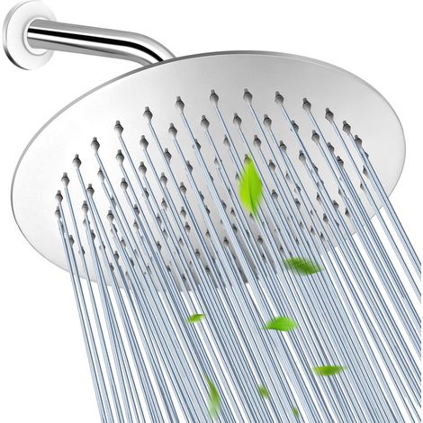 30cm Tete de Douche Pluie, 360° Pomme de Douche Ronde Effet (1/5)