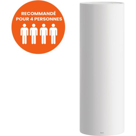 [JAMAIS UTILISE] Chauffe-Eau Électrique 200L SAUTER Cangar ACI Hybride Stéatite Vertical Mural Monophase ou Triphasé - 351513 (1/5)