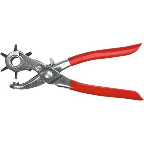 Pinza fustellatrice in acciaio per fori cuoio da 225 mm