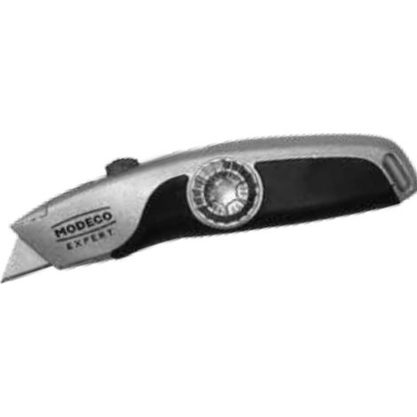 Couteau utilitaire Modeco mn-63-040 corps aluminium installation facile (1/3)