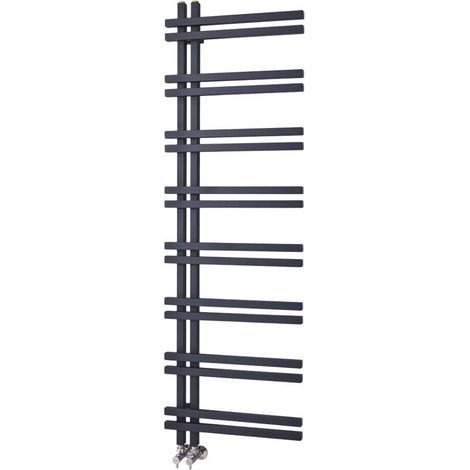 Hudson Reed Tika – Sèche-serviettes Aluminium Design – Anthracite - 160 x 50 cm