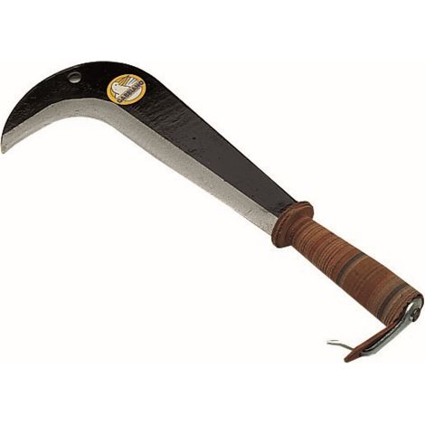 Roncola Machette Manico In Cuoio Con Protezione - Agef (1/2)