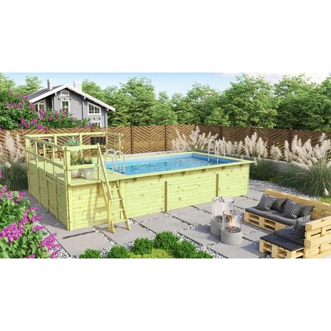 Pool Rechteck 44mm Größe 3 KDI Terrasse B 350x530