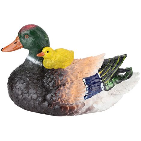 Modèle réduit de canard en résine haute fidélité pour la décoration de parcs, maisons, jardins, étangs, piscines, artisanat