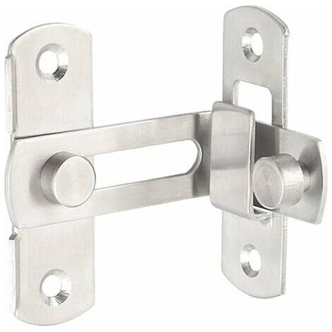Verrou de porte de sécurité, angle de 90°, pour installation domestique et usage quotidien.-AquaForge (1/4)