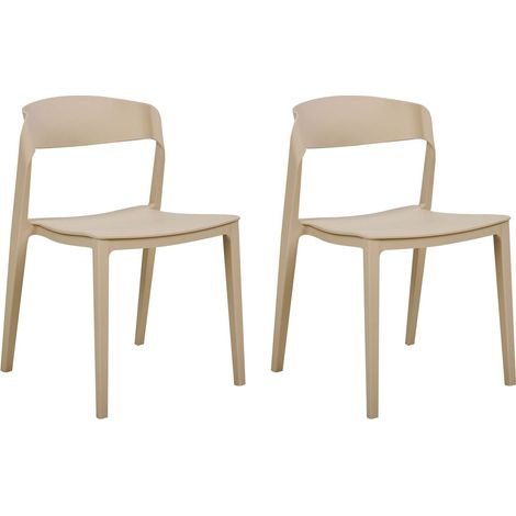 Esszimmerstuhl 2er Set SOMERS Beige