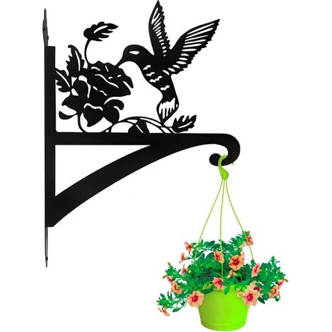 Supports d’accrochage pour l’extérieur,Support pour plantes dintérieur,Suspension fleur,porte plante mural,Suspension plante,Support plantes interieur,Jardinière/Lanterne métal suspension acce (1/5)