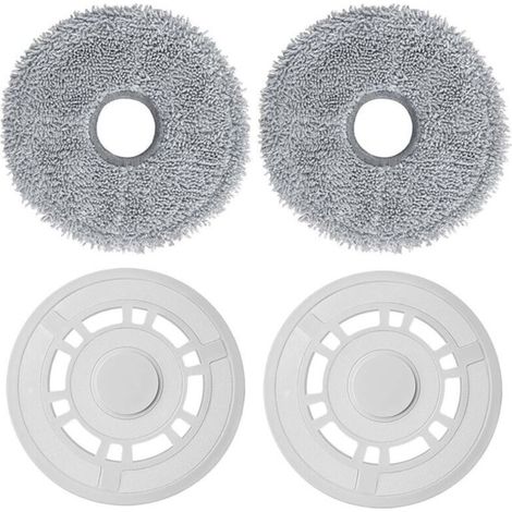 Mop Cloths with Plates for L10 Ultra / L10S Pro Prime Vacuum Cleaner (1/4)