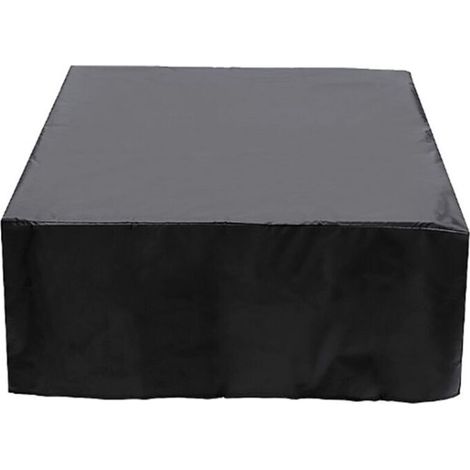 Baignoire spa piscine intérieure et extérieure couverture étanche et anti-poussière, housse de protection contre les feuilles, housse de protection pour table et chaise，argent，23123130cm (1/5)