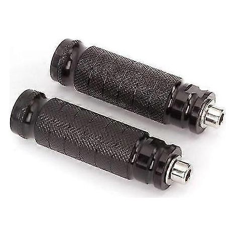 1 Paar Motorrad-Fußrasten, erhöhte Pedale, CNC-Fußrasten, Fußstützen, Fußrasten, Pedalstangen, modifiziertes Zubehör, Universal – Schwarz