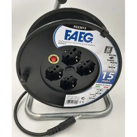AVVOLGICAVO FAEG  MT.15 CAVO 3×1,5 mm cod.23015 - PROMO - (1/3)