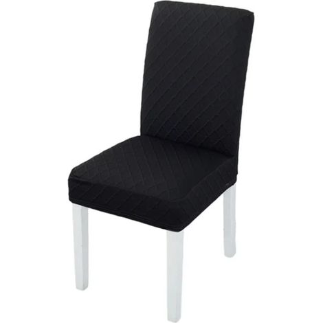 Housse De Chaise Élastique - Anti-Salissure Démontable - Pour Cuisine Et Salle À Manger - Lot De 2 (1/5)