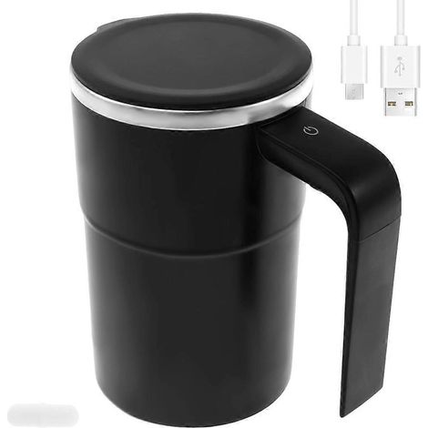Magnétique mélange tasse à café usb charging avec numérique présentation et spill résistant couvercle et bureau usage (1/5)