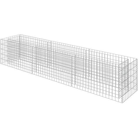 Maison Exclusive - Arriate de gaviones de acero 270x50x50 cm