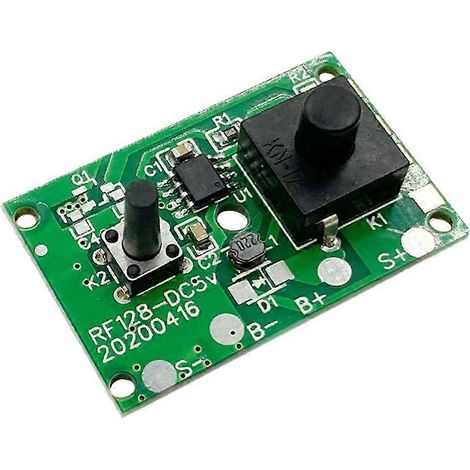 Carte de circuit imprimé de commande pour guirlande de lampes solaires 1,2 V avec interrupteur (1/5)