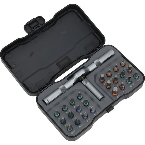 24-in-1 Ratschenschraubendreher, Mehrzweckbits, Handreparaturwerkzeug, Werkzeugset mit RS1-Griff (1/5)