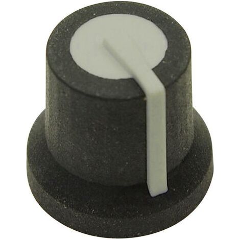 Tête de bouton rotatif Cliff CL170825BR noir, gris (Ø x H) 16.8 mm x 14.5 mm 1 pc(s) (1/4)