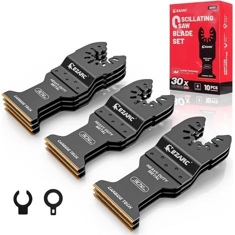 Sägeblätter Multitool Hartmetall Schrauben Bolzen Nägel 10 tlg (1/5)