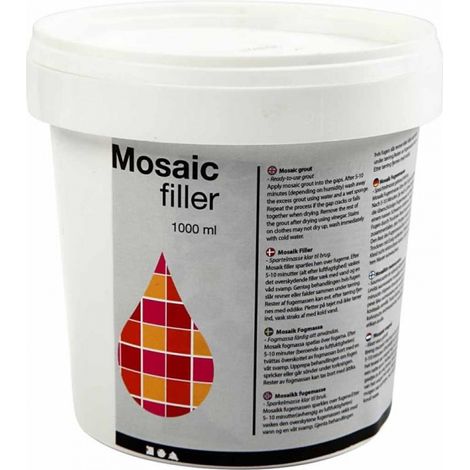 Mosaikfüller creativ-company mosaic filler 1000 ml weiß einfach auftragbar
