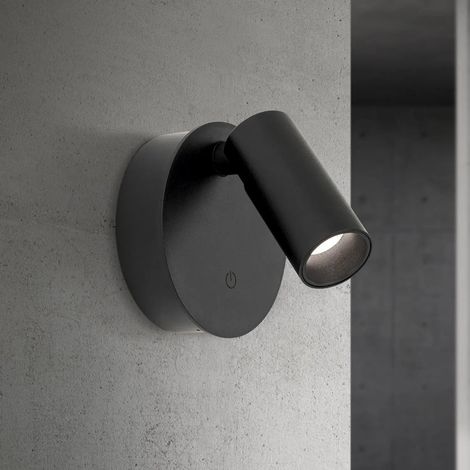 [GEBRAUCHT] B-Ware Wandstrahler Leuchte Luxy Led Akku Cct Dimmer Schwarz Aluminium